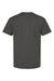 Tultex 290 Mens Jersey Short Sleeve Crewneck T-Shirt Charcoal Grey Flat Back