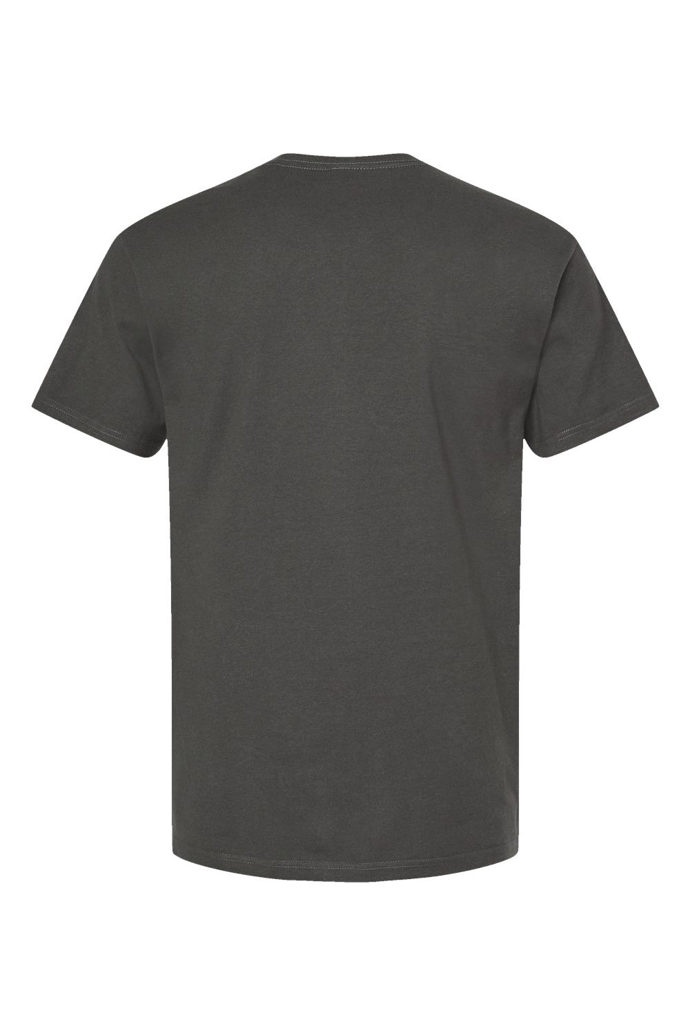 Tultex 290 Mens Jersey Short Sleeve Crewneck T-Shirt Charcoal Grey Flat Back