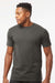 Tultex 290 Mens Jersey Short Sleeve Crewneck T-Shirt Charcoal Grey Model Front