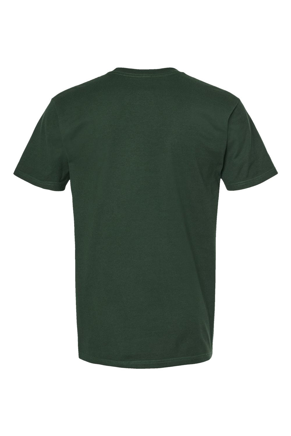 Tultex 290 Mens Jersey Short Sleeve Crewneck T-Shirt Forest Green Flat Back