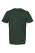 Tultex 290 Mens Jersey Short Sleeve Crewneck T-Shirt Forest Green Flat Back