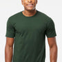 Tultex Mens Jersey Short Sleeve Crewneck T-Shirt - Forest Green