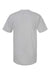 Tultex 290 Mens Jersey Short Sleeve Crewneck T-Shirt Heather Grey Flat Back