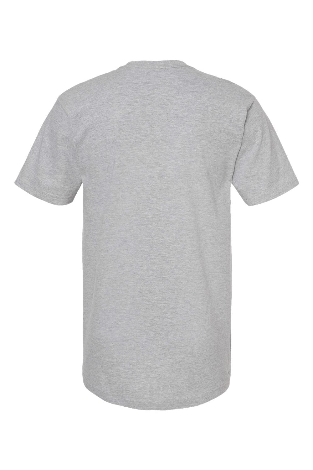 Tultex 290 Mens Jersey Short Sleeve Crewneck T-Shirt Heather Grey Flat Back