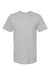 Tultex 290 Mens Jersey Short Sleeve Crewneck T-Shirt Heather Grey Flat Front