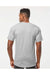 Tultex 290 Mens Jersey Short Sleeve Crewneck T-Shirt Heather Grey Model Back