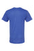 Tultex 290 Mens Jersey Short Sleeve Crewneck T-Shirt Heather Royal Blue Flat Back