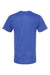 Tultex 290 Mens Jersey Short Sleeve Crewneck T-Shirt Heather Royal Blue Flat Back