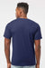 Tultex 290 Mens Jersey Short Sleeve Crewneck T-Shirt Inked India Blue Model Back