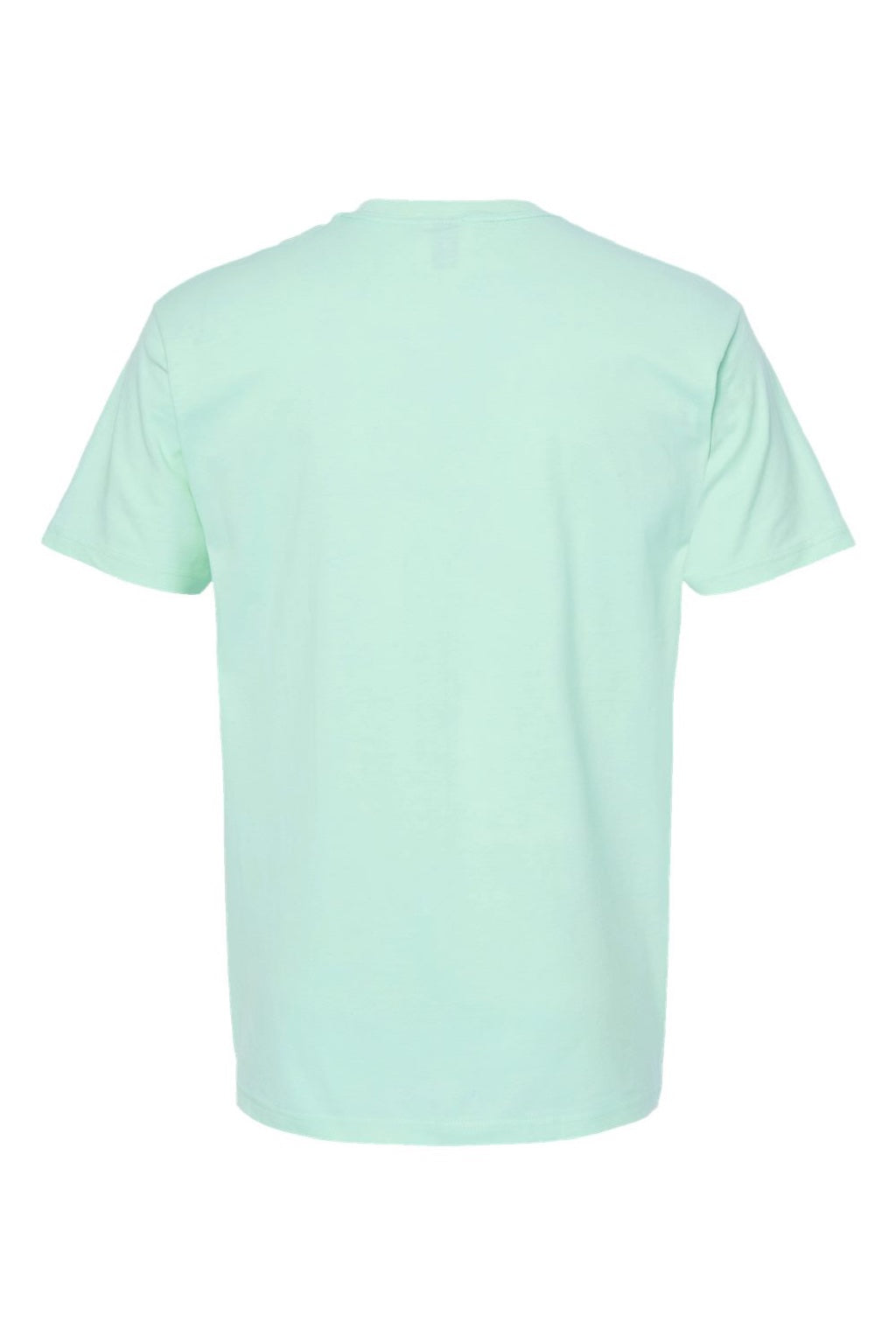 Tultex 290 Mens Jersey Short Sleeve Crewneck T-Shirt Light Mint Green Flat Back