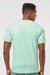 Tultex 290 Mens Jersey Short Sleeve Crewneck T-Shirt Light Mint Green Model Back