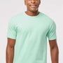 Tultex Mens Jersey Short Sleeve Crewneck T-Shirt - Light Mint Green - Closeout