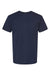Tultex 290 Mens Jersey Short Sleeve Crewneck T-Shirt Navy Blue Flat Front