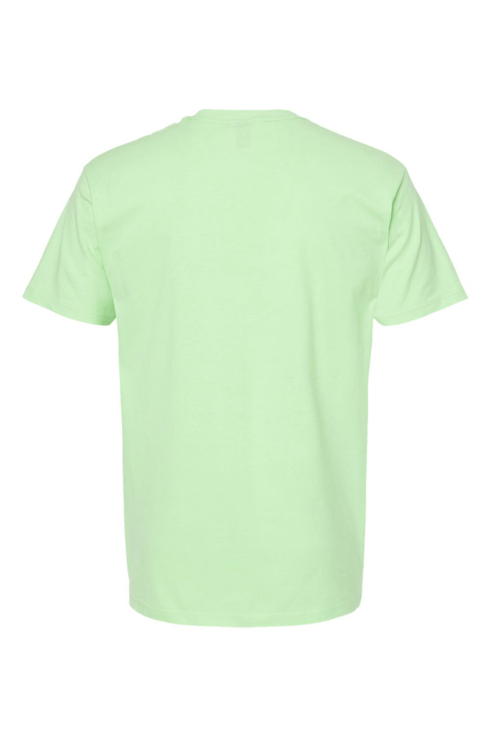 Tultex 290 Mens Jersey Short Sleeve Crewneck T-Shirt Neo Mint Green Flat Back