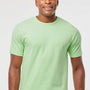 Tultex Mens Jersey Short Sleeve Crewneck T-Shirt - Neo Mint Green - Closeout