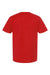 Tultex 290 Mens Jersey Short Sleeve Crewneck T-Shirt Red Flat Back