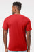 Tultex 290 Mens Jersey Short Sleeve Crewneck T-Shirt Red Model Back
