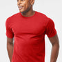 Tultex Mens Jersey Short Sleeve Crewneck T-Shirt - Red