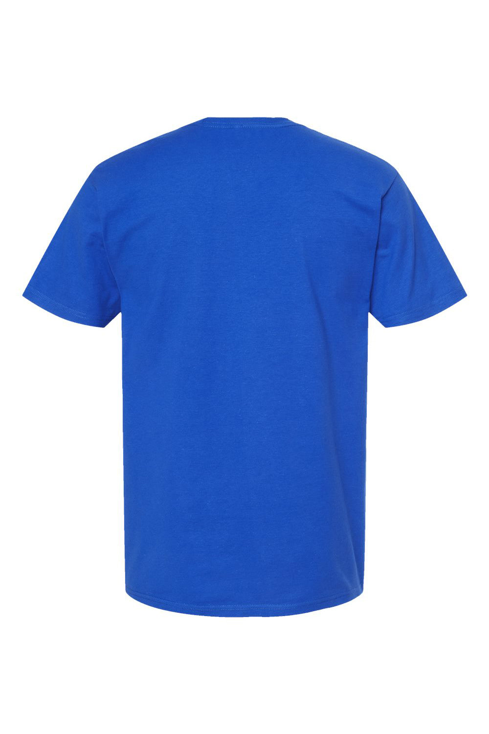 Tultex 290 Mens Jersey Short Sleeve Crewneck T-Shirt Royal Blue Flat Back