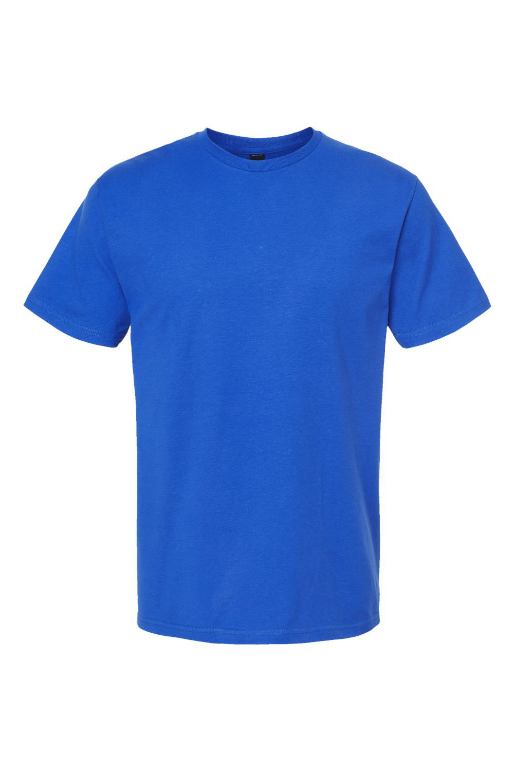 Tultex 290 Mens Jersey Short Sleeve Crewneck T-Shirt Royal Blue Flat Front