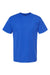 Tultex 290 Mens Jersey Short Sleeve Crewneck T-Shirt Royal Blue Flat Front