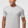 Tultex Mens Jersey Short Sleeve Crewneck T-Shirt - Silver Grey - Closeout