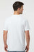 Tultex 290 Mens Jersey Short Sleeve Crewneck T-Shirt White Model Back