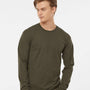 Tultex Mens Jersey Long Sleeve Crewneck T-Shirt - Grape Leaf Green - NEW