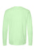 Tultex 291 Mens Jersey Long Sleeve Crewneck T-Shirt Neo Mint Green Flat Back