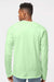 Tultex 291 Mens Jersey Long Sleeve Crewneck T-Shirt Neo Mint Green Model Back