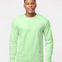 Tultex Mens Jersey Long Sleeve Crewneck T-Shirt - Neo Mint Green - NEW