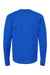 Tultex 291 Mens Jersey Long Sleeve Crewneck T-Shirt Royal Blue Flat Back