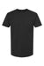 Tultex 293 Mens Jersey Short Sleeve Crewneck T-Shirt w/ Pocket Black Flat Front