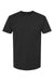 Tultex 293 Mens Jersey Short Sleeve Crewneck T-Shirt w/ Pocket Black Flat Front
