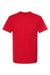 Tultex 293 Mens Jersey Short Sleeve Crewneck T-Shirt w/ Pocket Red Flat Front