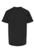 Tultex 295 Youth Jersey Short Sleeve Crewneck T-Shirt Black Flat Back