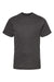 Tultex 295 Youth Jersey Short Sleeve Crewneck T-Shirt Heather Charcoal Grey Flat Front