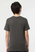 Tultex 295 Youth Jersey Short Sleeve Crewneck T-Shirt Heather Charcoal Grey Model Back