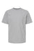 Tultex 295 Youth Jersey Short Sleeve Crewneck T-Shirt Heather Grey Flat Front