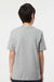 Tultex 295 Youth Jersey Short Sleeve Crewneck T-Shirt Heather Grey Model Back
