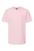 Tultex 295 Youth Jersey Short Sleeve Crewneck T-Shirt Light Pink Flat Front