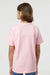 Tultex 295 Youth Jersey Short Sleeve Crewneck T-Shirt Light Pink Model Back