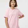 Tultex Youth Jersey Short Sleeve Crewneck T-Shirt - Light Pink - NEW