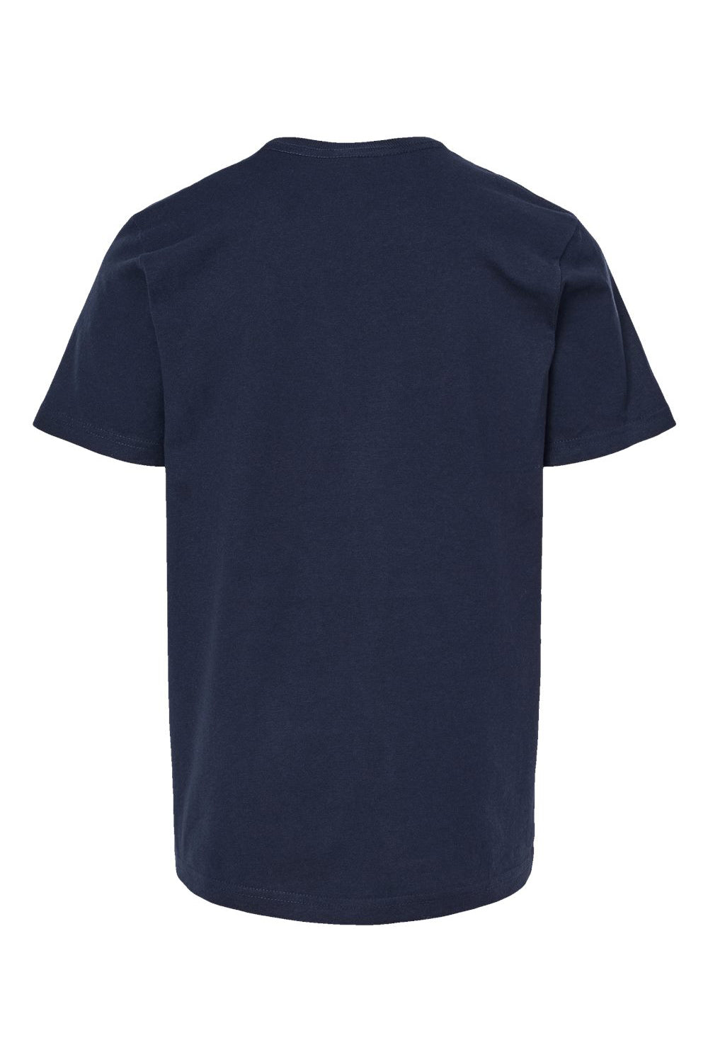 Tultex 295 Youth Jersey Short Sleeve Crewneck T-Shirt Navy Blue Flat Back