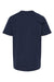 Tultex 295 Youth Jersey Short Sleeve Crewneck T-Shirt Navy Blue Flat Back
