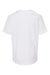 Tultex 295 Youth Jersey Short Sleeve Crewneck T-Shirt White Flat Back
