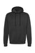 Tultex 320 Mens Fleece Hooded Sweatshirt Hoodie w/ Pouch Pocket Black Flat Front