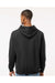 Tultex 320 Mens Fleece Hooded Sweatshirt Hoodie Black Model Back