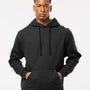 Tultex Mens Fleece Hooded Sweatshirt Hoodie - Black - NEW