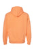 Tultex 320 Mens Fleece Hooded Sweatshirt Hoodie w/ Pouch Pocket Cantaloupe Orange Flat Back